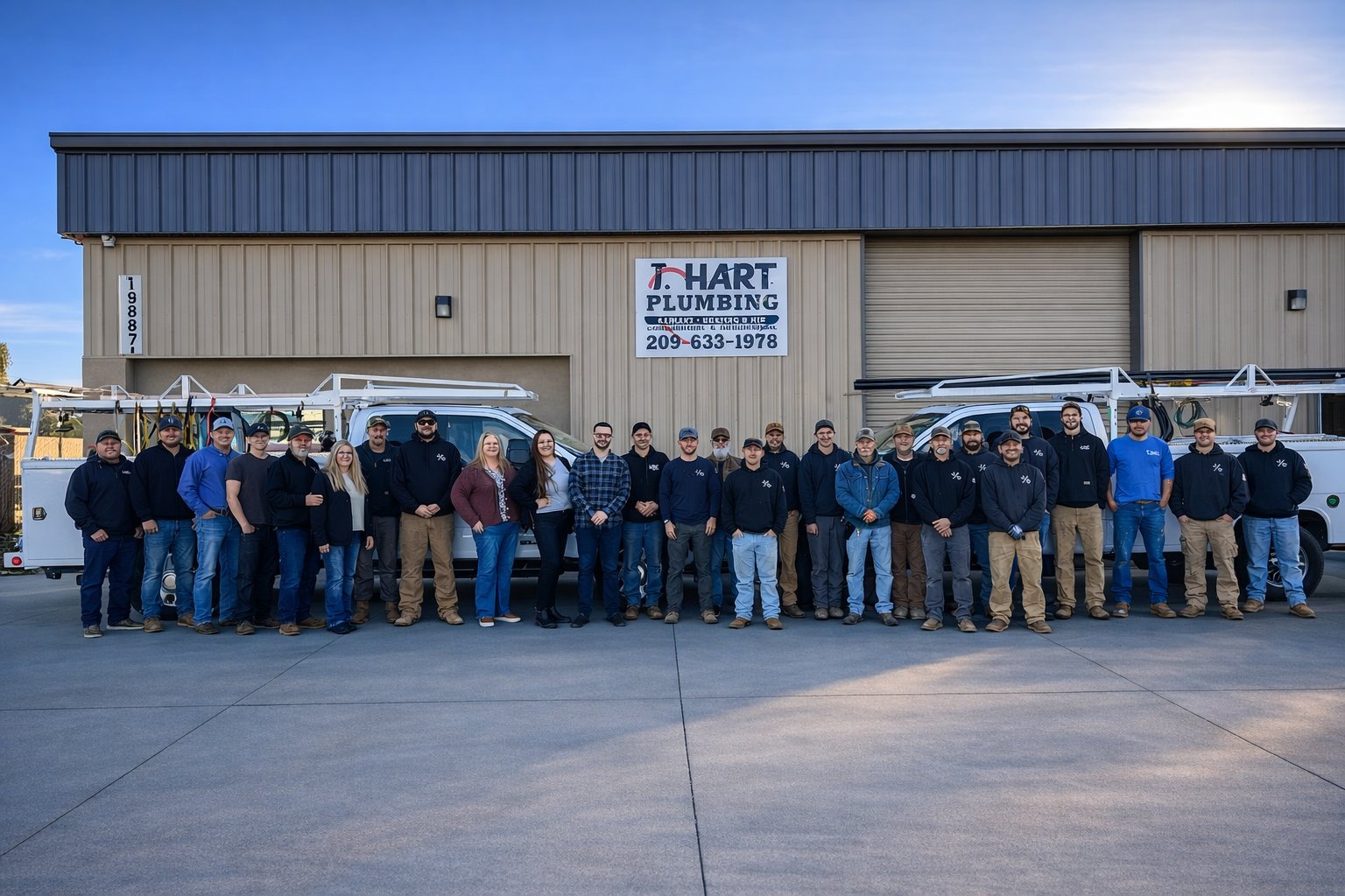 The J. Hart Plumbing team