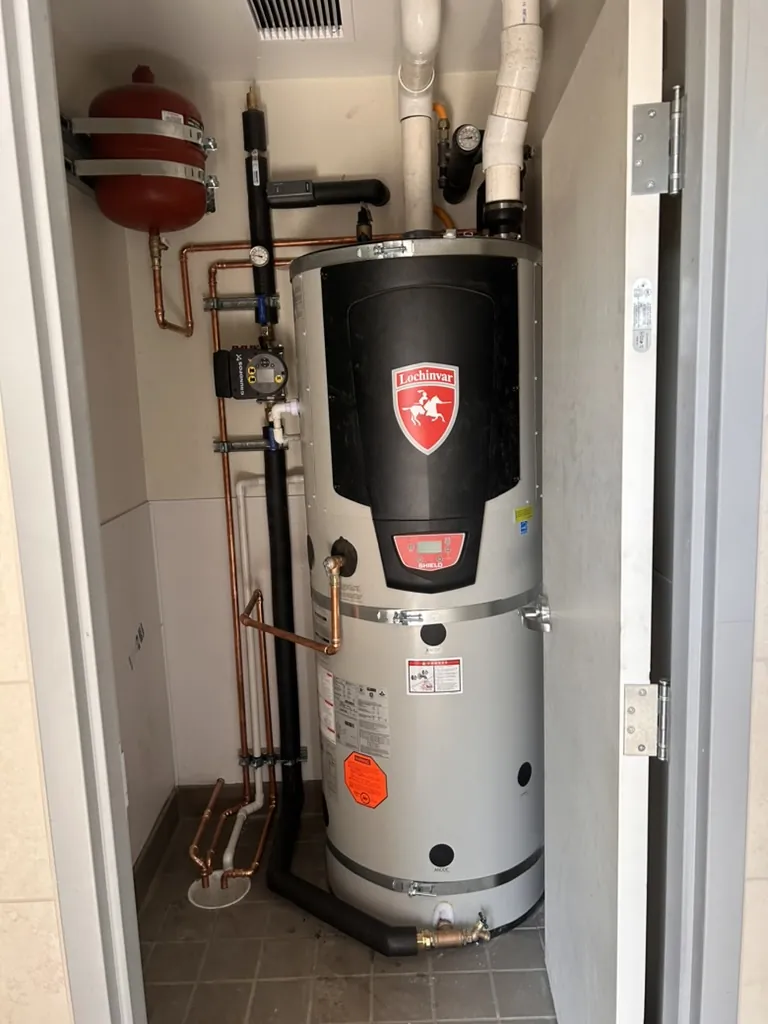 Lochinvar tank water heater installation